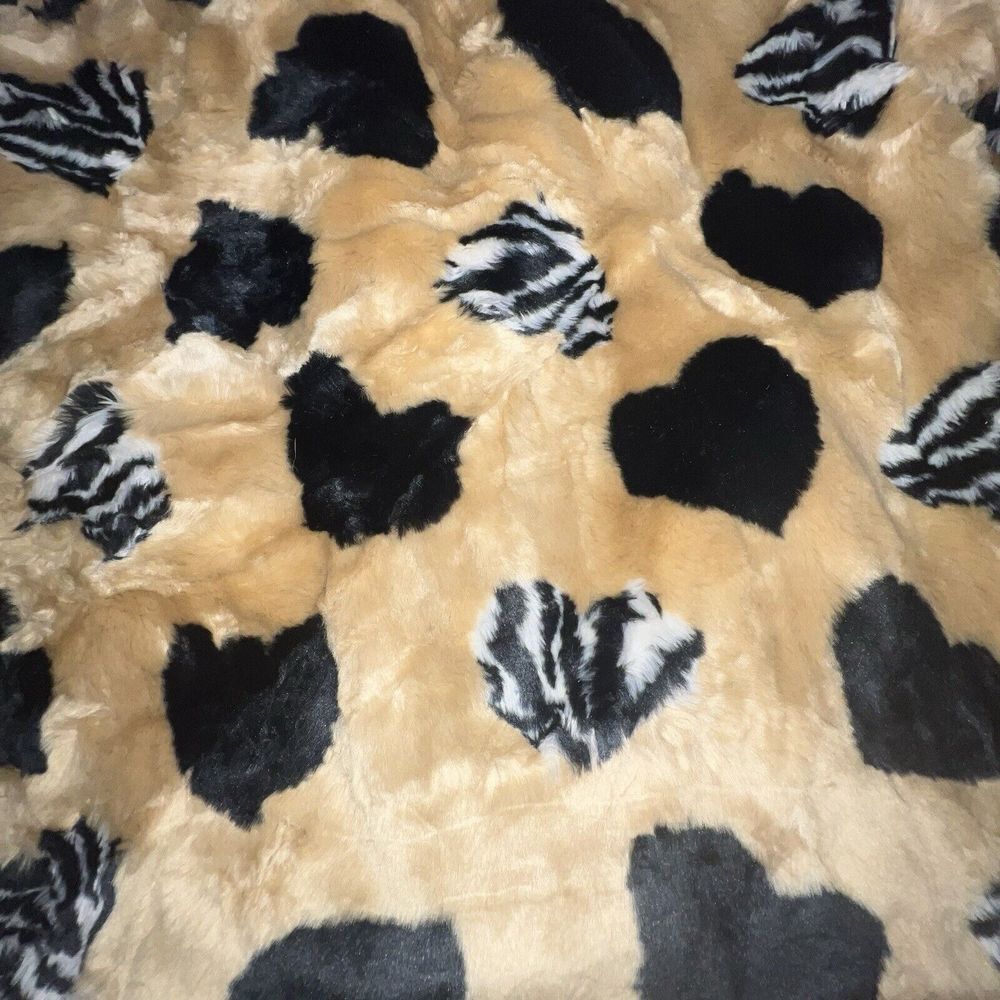 Anthropologie Maeve Faux Fur Coat‎ Sz Large $198 Jacket Brown Black Animal Print - Picture 6 of 16
